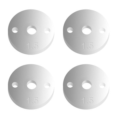 FT pístky tlumičů 12mm, V2, 2x1,5 mm, ploché