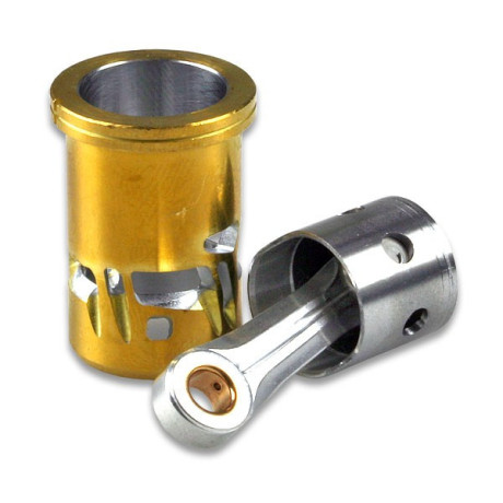 Complete coupligs 3,5cc 7P REAR EXH ON ROAD PISTON CNC