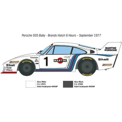 Model Kit auto 3639 - Porsche 935 Baby (1:24)