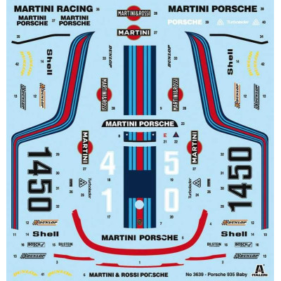 Model Kit auto 3639 - Porsche 935 Baby (1:24)