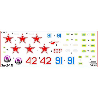 Model Kit letadlo 7267 - Front bomber Su-24M "Fencer D" (1:72)